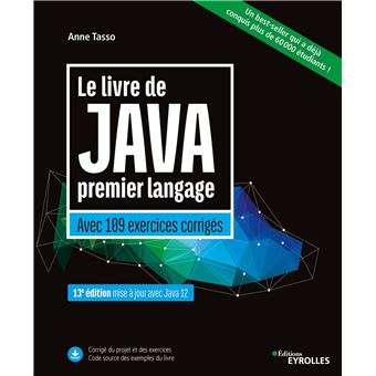 Le livre de Java  premier langage  Avec  109 exercices 