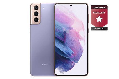 Samsung Galaxy S21+ 5G - 5G smartphone - double SIM - RAM 8 Go / Mémoire interne 128 Go - OLED display - 6.7 - 2400 x 1080 pixels (120 Hz) - 3 x caméras arrière 12 MP, 12 MP, 64 MP - front camera 10 MP - violet fantôme