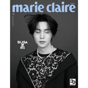 Magazine Marie Claire BTS Suga Mai 2023