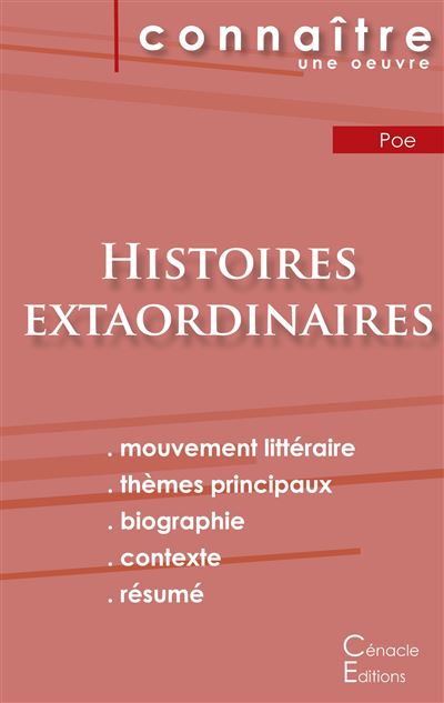 Fiche de lecture Histoires extraordinaires de Poe