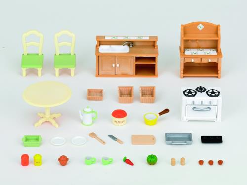 Le meuble de cuisine et accessoires - Sylvanian Families - Jeux  d'imagination