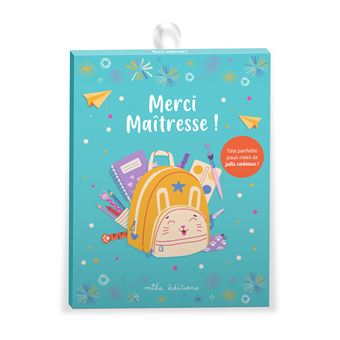 Merci maîtresse ! Une pochette pour créer de jolis cadeaux