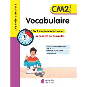 Les petits devoirs - Vocabulaire CM2