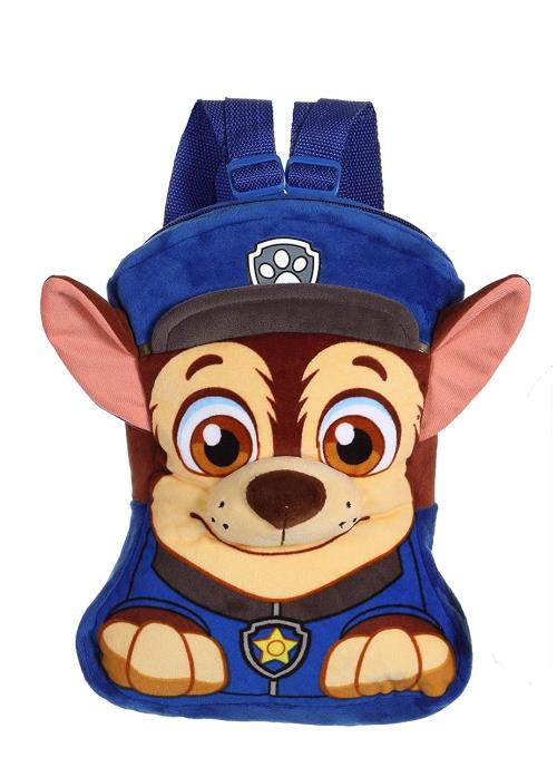 Sac à dos en peluche Gipsy Pat'Patrouille Chase Bleu 25 cm