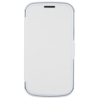 Etui Coque Anymode Folio pour Samsung Galaxy Trend Lite (s7390), Blanc