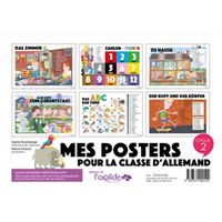 Mes 6 posters pour la classe d'allemand