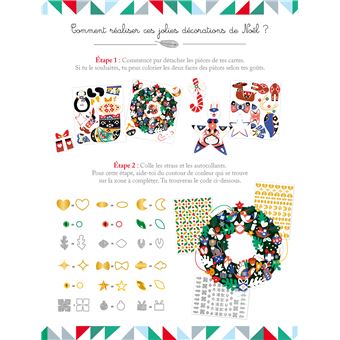 Décorations de Noel - boîte avec accessoires