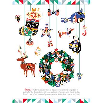 Décorations de Noel - boîte avec accessoires