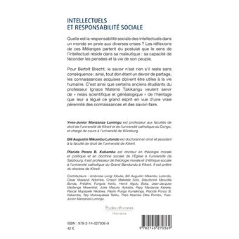 Intellectuels et responsabilité sociale