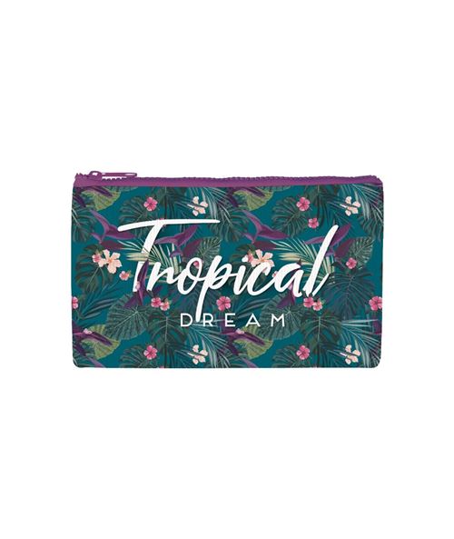 ZIPPER POUCH FUNKY COLLECTION - TROPICAL DREAM