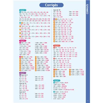Bled effaçable Calcul CM2
