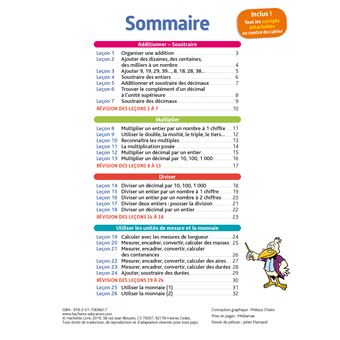 Bled effaçable Calcul CM2