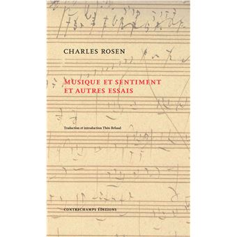 Musique et sentiment et autres essais