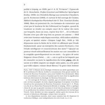 Synonymes du Nouveau Testament