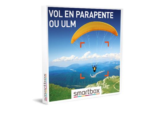 SMARTBOX - Vol en parapente ou ULM - Coffret Cadeau Sport & Aventure