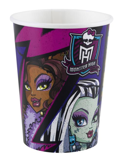 8 Gobelets Monster High Amscan 266 ml