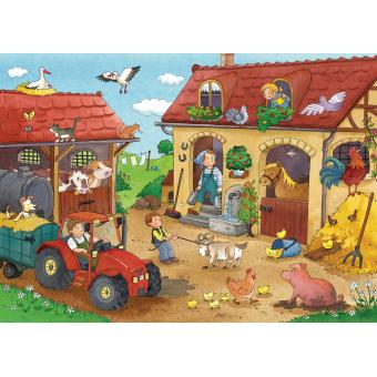 ② Livre puzzle à la ferme — Livres pour enfants