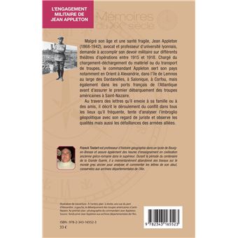 L'engagement militaire de Jean Appleton