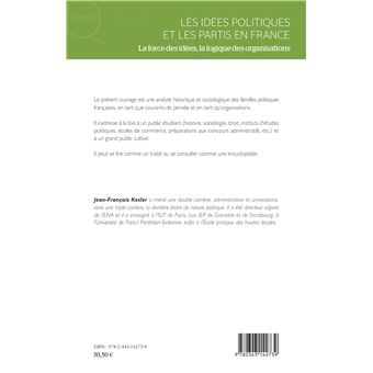 Les idées politiques et les partis en France