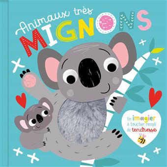 Mon imagier à toucher - animaux mignons