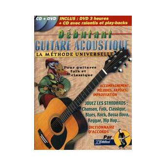Débutant guitare acoustique, la méthode universelle de Jean-Jacques  Rebillard aux éditions Jj Rebillard