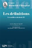 Les definitions