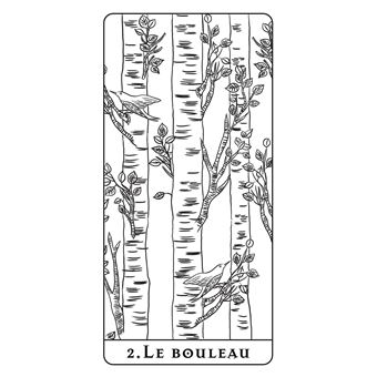 Mes cartes oracle Arbres à colorier