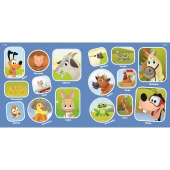 DISNEY BABY - Mes Premiers Autocollants - Les animaux