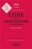 Code des associations et fondations 2020, annoté et commenté - 12e ed.