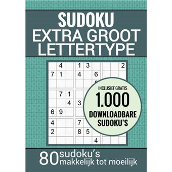 Ik heb het erkend Keuze litteken Puzzelboek voor Slechtzienden, Ouderen, Senioren, Opa en Oma: Sudoku  Grootletter Type XL/XXL - broché - Sudoku Puzzelboeken, Livre tous les  livres à la Fnac