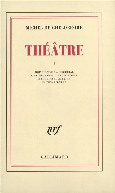 Théâtre (Tome 1)
