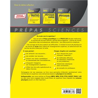 Physique-chimie du lycée aux études supérieures - Nouveaux programmes