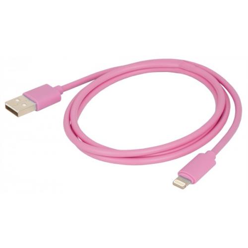 Câble Urban Factory Lightning 1m Rose