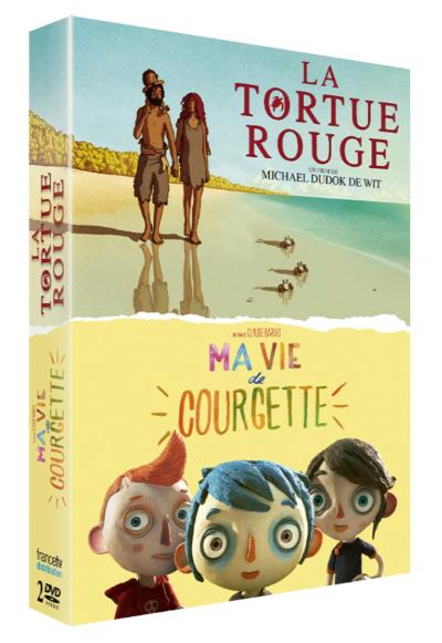 Ma vie de courgette + la tortue rouge + 2 dvd