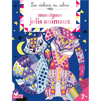 Mosaïques mousse - Jolis animaux - pochette avec accessoires