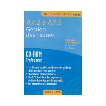 A7.2 A7.5 Gestion des risques BTS AG PMEPMI 1 CDRom du professeur