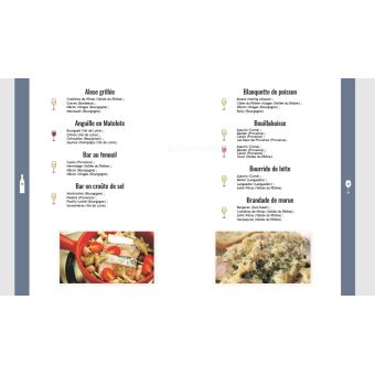 Le catalogue des accords mets et vins