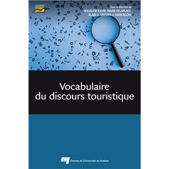 Vocabulaire du discours touristique