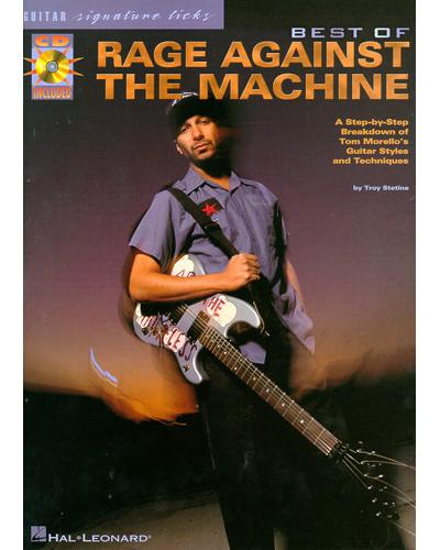 Rage against the machine best of signature licks + cd