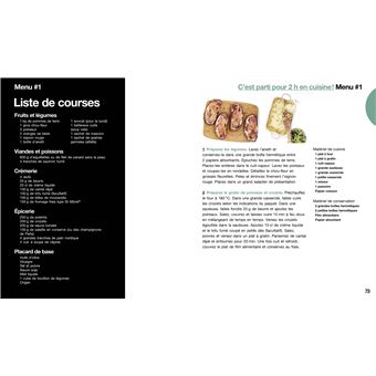 2h en cuisine pour toute la semaine Light