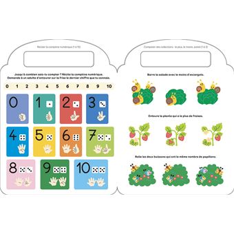 Mathématiques fiche 3, j'apprends à compter jusqu'à 10