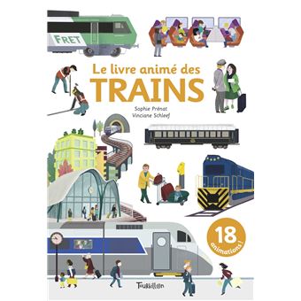Le livre animé des trains