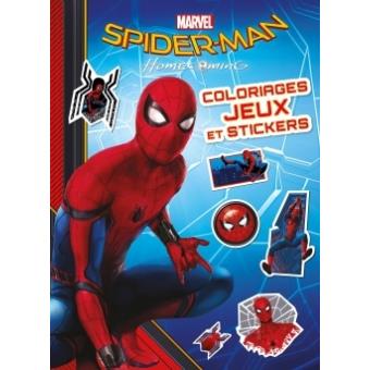 Spider Man Spiderman Homecoming Colos Jeux Et Stickers Collectif Broche Achat Livre Fnac