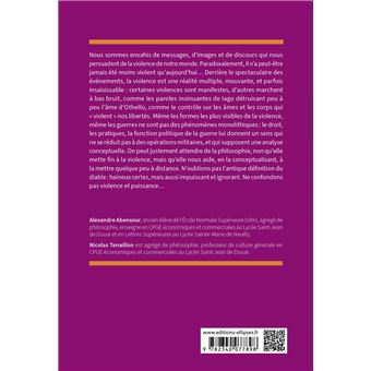 La violence. Epreuve de culture générale. Prépas commerciales ECG 2024