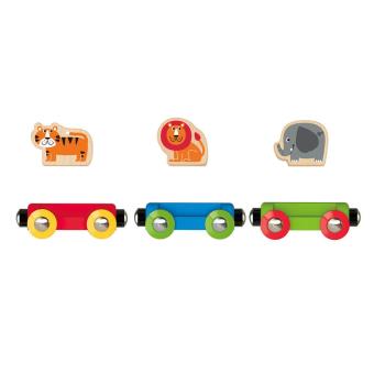 Circuit De Train Musical En Bois Jungle Multicolore Hape - Enfant