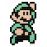 Figurine Pixel Pals Light Up Super Mario Bros. 3 Luigi