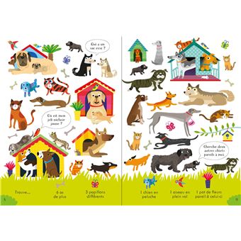 Chiens et chats - Mon petit cherche et trouve