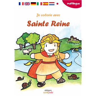 Je colorie avec sainte Reine