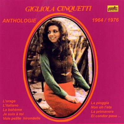 Anthologie 1964/1976 - Gigliola Cinquetti - CD Album - Achat & Prix | Fnac