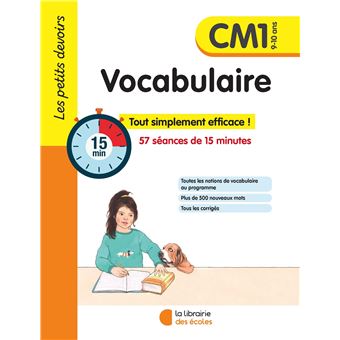 Les petits devoirs - Vocabulaire CM1